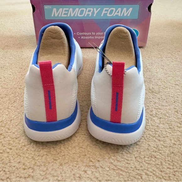 NIB NWT $90 Skechers Summits Perfect View Slip-On Sneakers Memory Foam White 10 - Picture 5 of 9